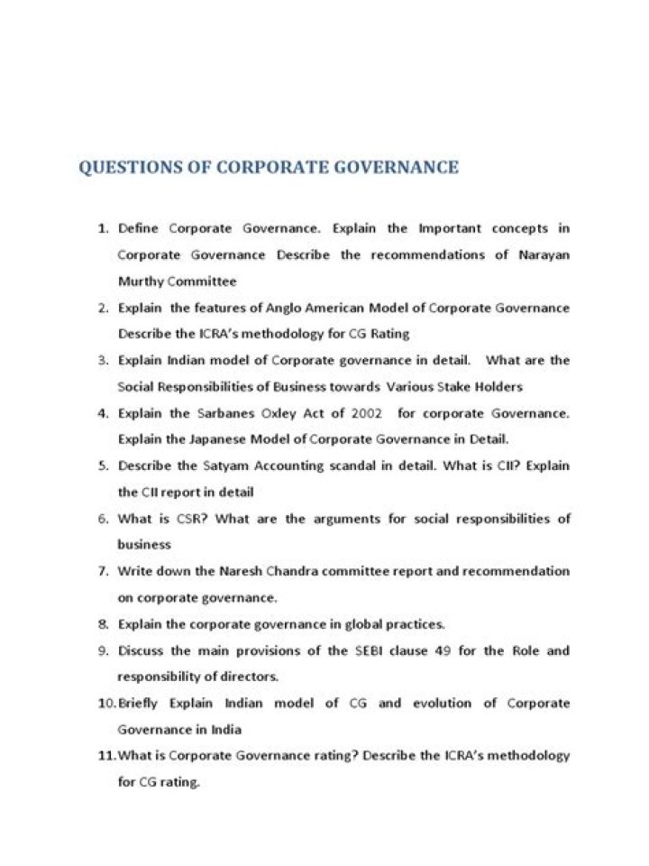 Business Ethics and Corporate Governance: Expert Q&A PDF