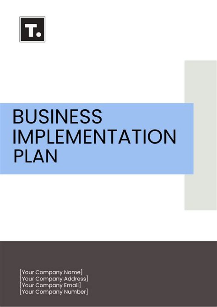 Business Implementation Plan PDF – Step-by-Step Guide