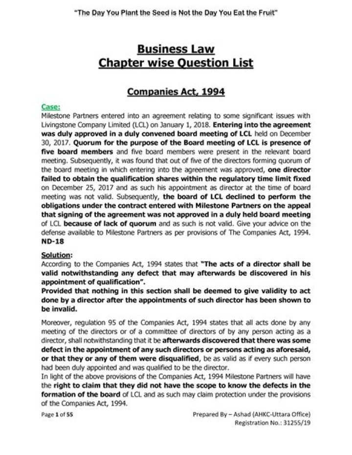 Business Law Essay Questions and Answers PDF – Expert Study Guide