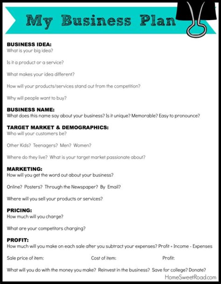 Free Business Plan Examples for Students Entrepreneurship PDF