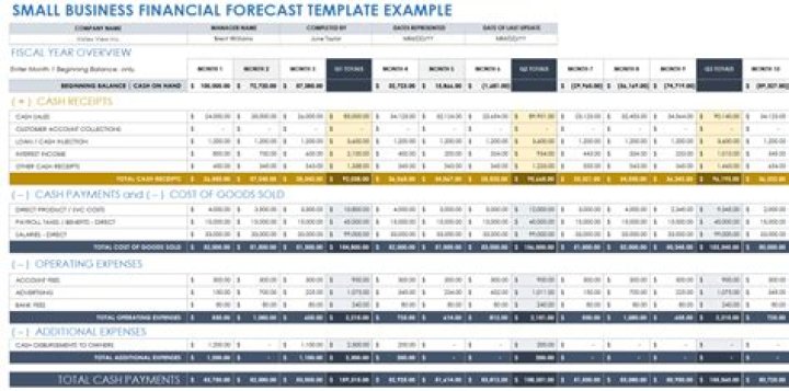 Free Business Plan Financial Projections Sample PDF for Smart Startups