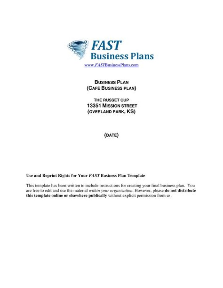Complete Business Plan for a Bar & Lounge PDF Template