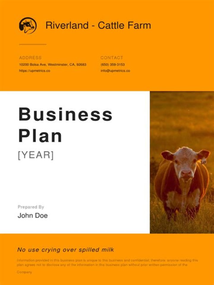 Business Plan for Cattle Farming PDF: Expert Guide