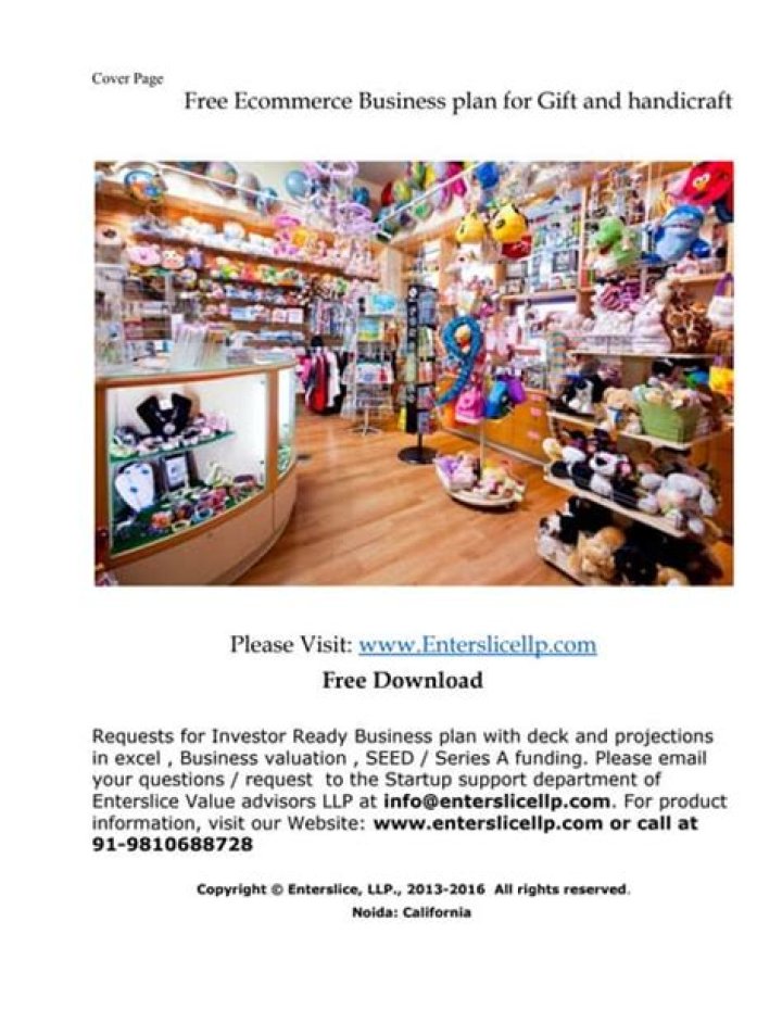 Complete Business Plan for E-Commerce Startup – Download PDF Now