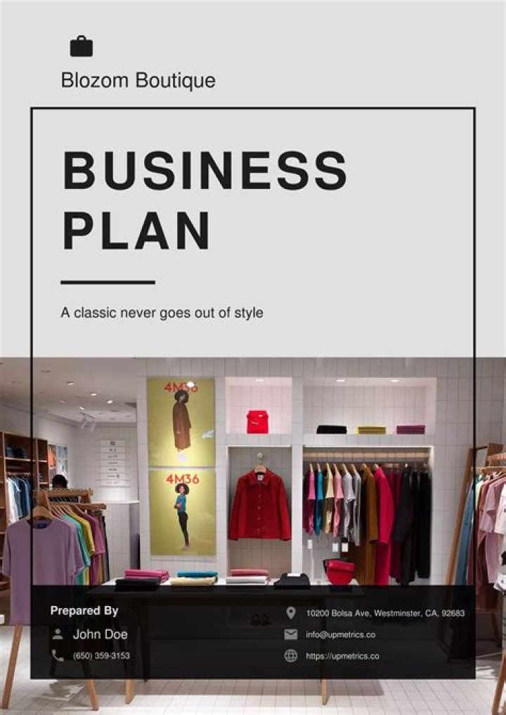 Business Plan for Fashion Brand PDF – Launch Your Luxury Fashion Label