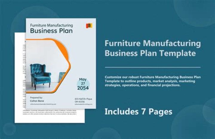 Business Plan for Furniture Manufacturing PDF – Step-by-Step Guide
