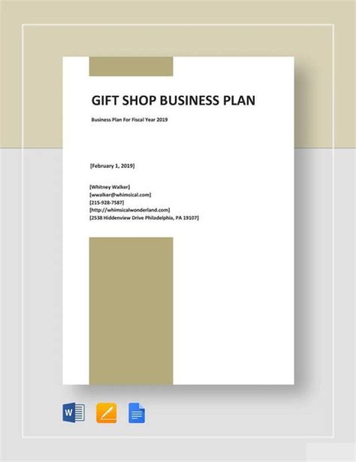 Business Plan for Gift Shop PDF – Start Your Decor & Gift Business Today