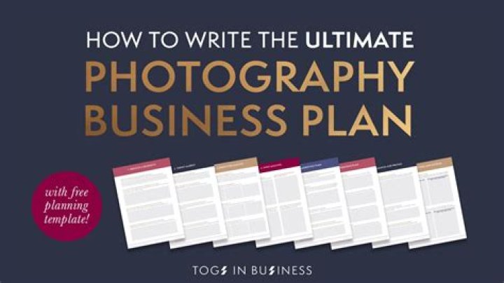 Business Plan for Photography Studio PDF – Perfect for Starting Your Shoot Business