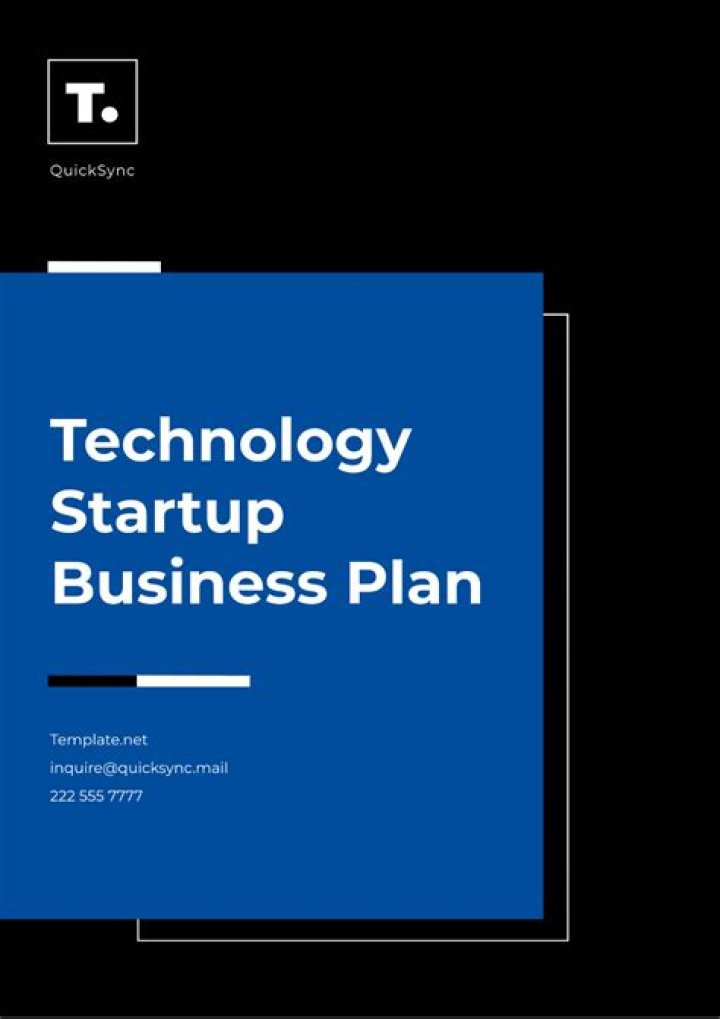 Complete Business Plan for a Tech Company PDF – Download Now