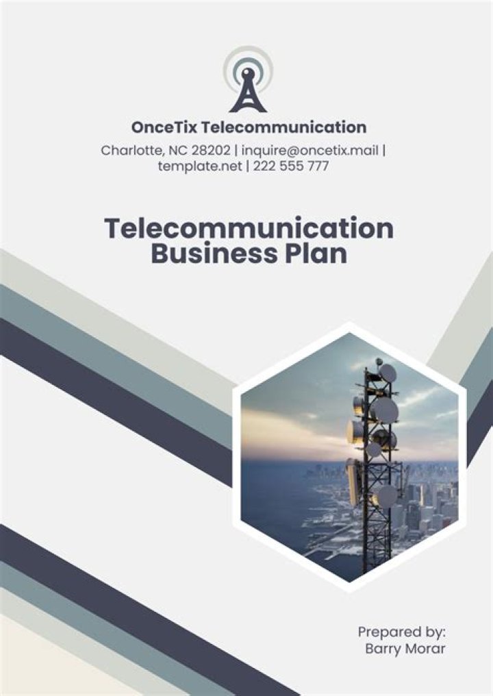 Complete Business Plan for Telecommunication Company PDF