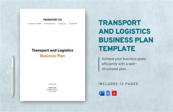 Business Plan for Transport Business PDF Guide