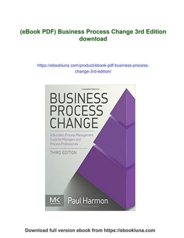 Free Business Process Management eBook PDF – Download Now