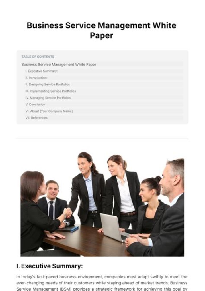 Master Business Service Management with Free PDF Guide