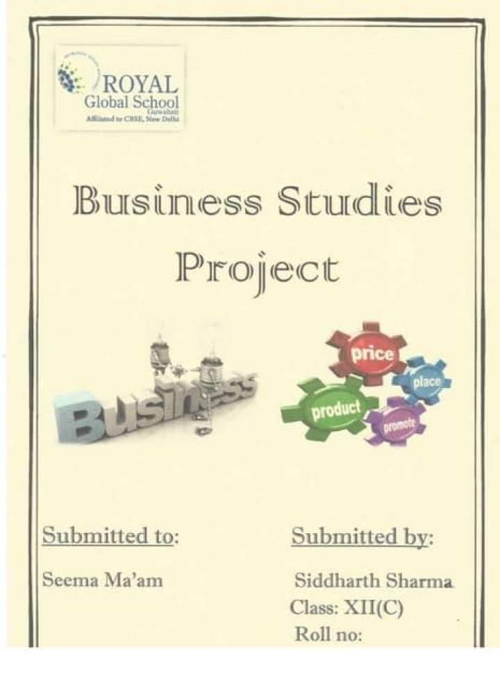 Business Studies Project: Marketing Management for Shampoo Brand - PDF Guide