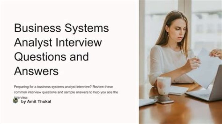 Top Business Systems Analyst Interview Questions and Answers PDF