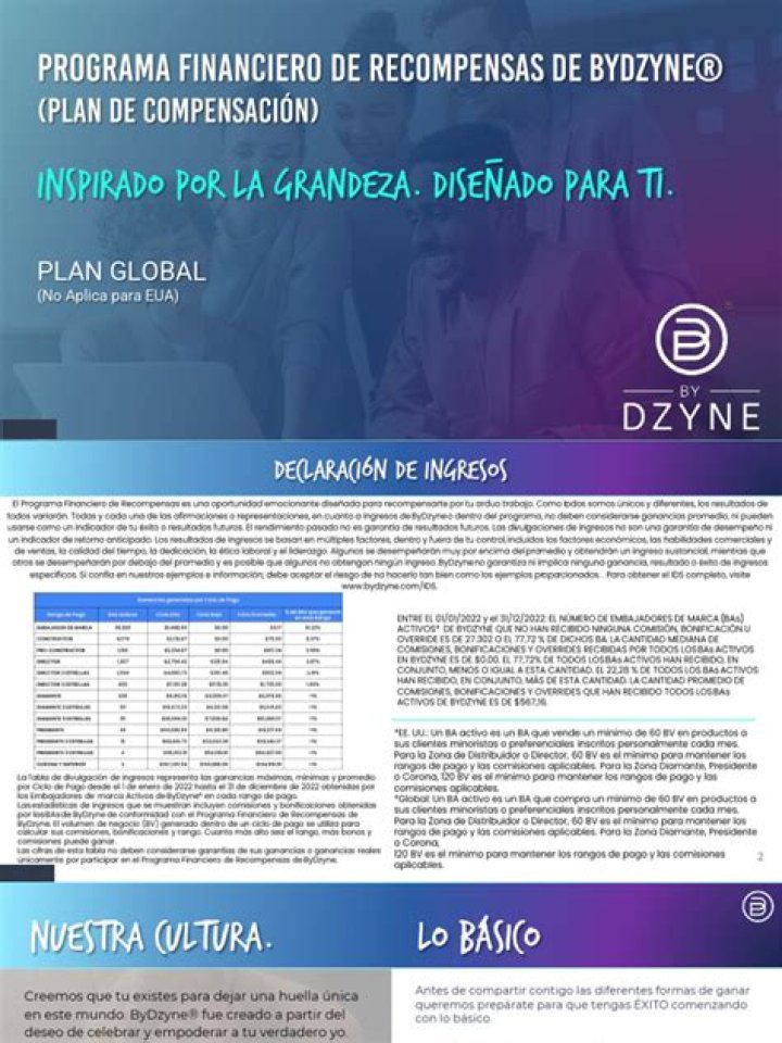 Bydzyne Compensation Plan PDF: Complete Guide & Template
