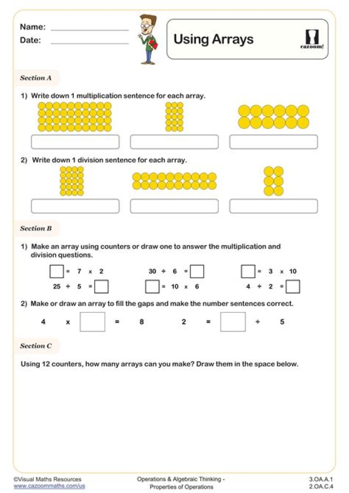 C++ Array Questions and Answers PDF for Practice