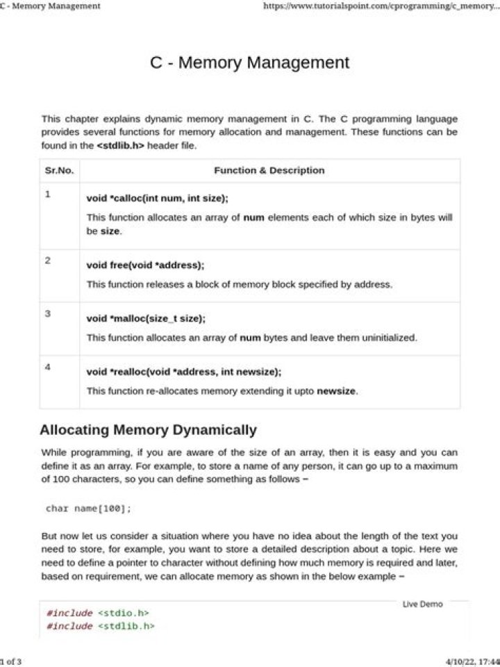 Master C Memory Management: Essential PDF Guide
