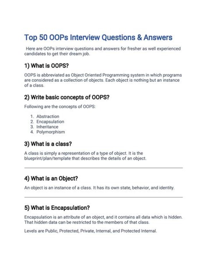 Master C++ OOP Interview Questions PDF for Success