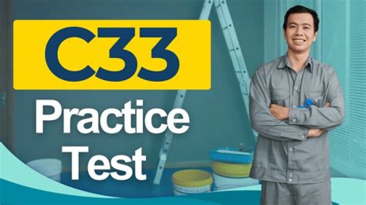Free C33 Practice Test PDF – Download Now