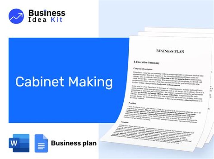 Cabinet Making Business Plan PDF: Step-by-Step Guide