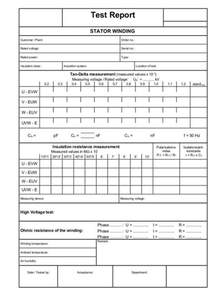Cable Megger Test Sheet PDF: Accurate Results for Electrical Testing