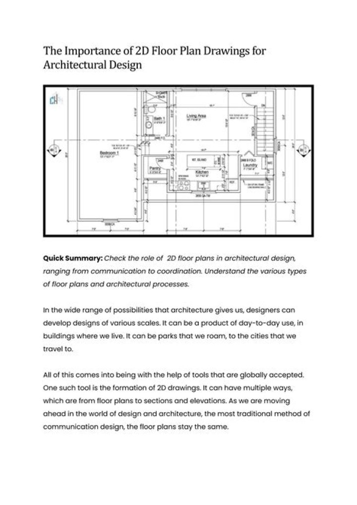 Download High-Quality CAD Floor Plan Drawings PDF Instantly
