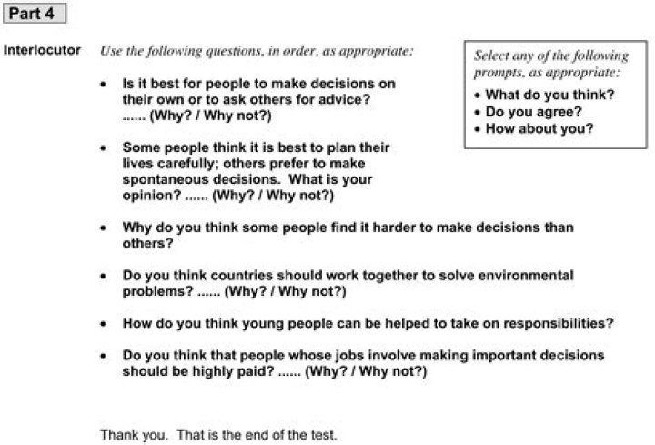 CAE Speaking Part 4 Questions PDF: Practice & Answers