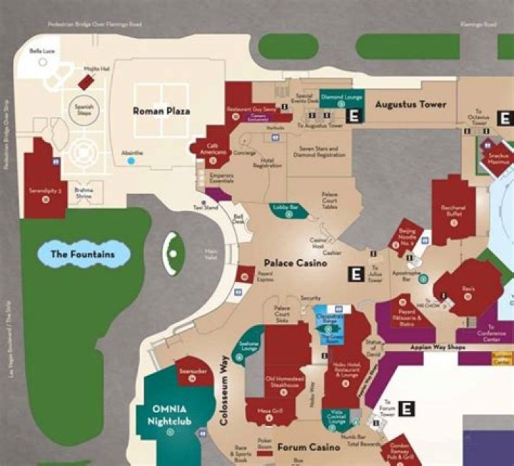 Caesars Palace Floor Plan PDF: Download Detailed Layout