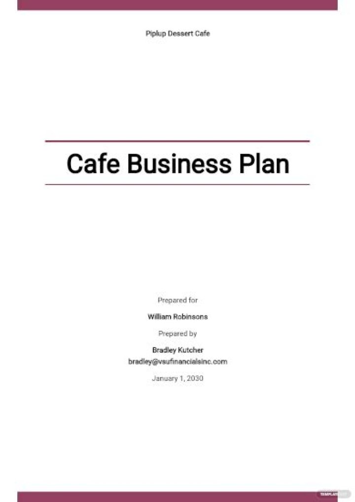 Cafe Business Plan PDF: Step-by-Step Guide for Launch Success