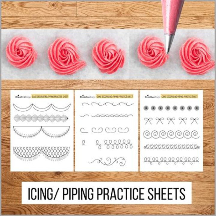 Master Cake Decorating: Free Practice Sheets PDF Download