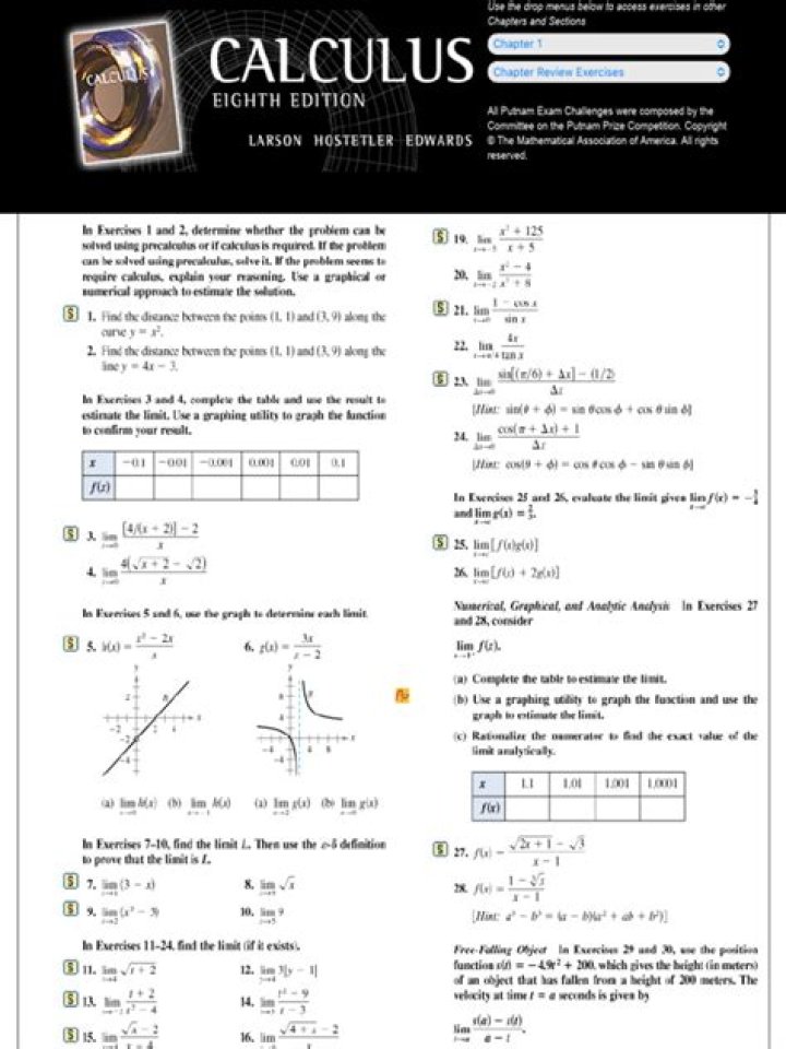 Calculus 8th Edition Answer Key PDF – Complete Problem Solutions