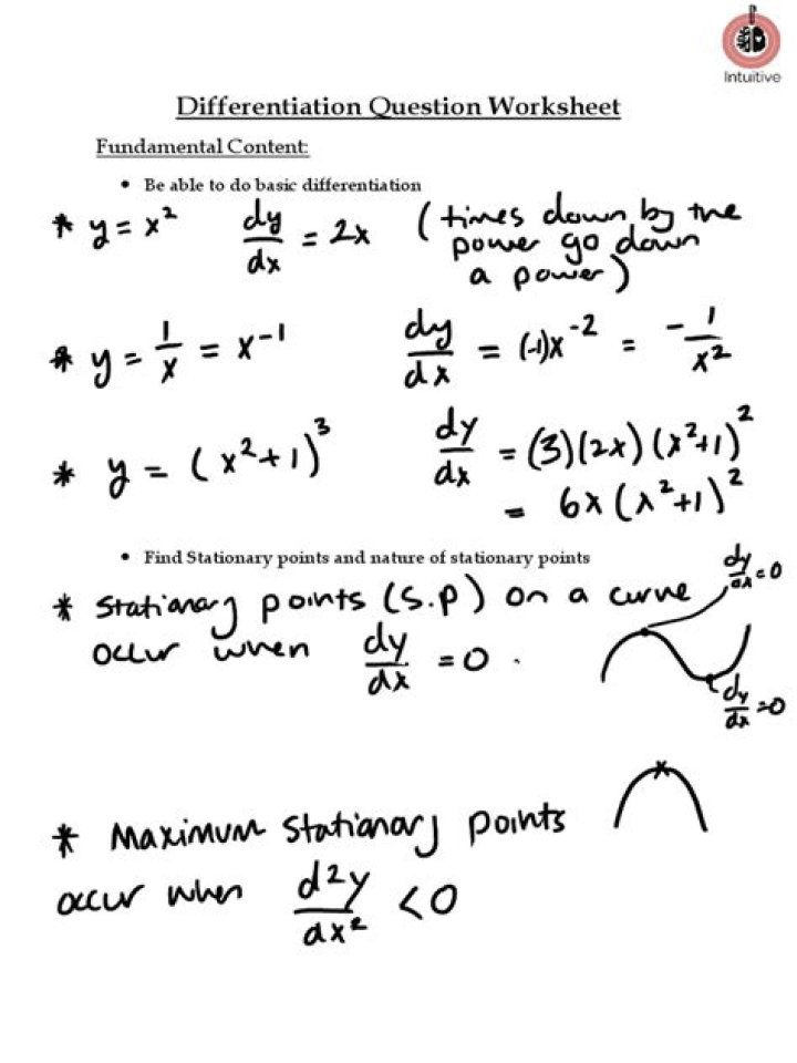 Calculus Differentiation Questions and Answers PDF for Instant Mastery