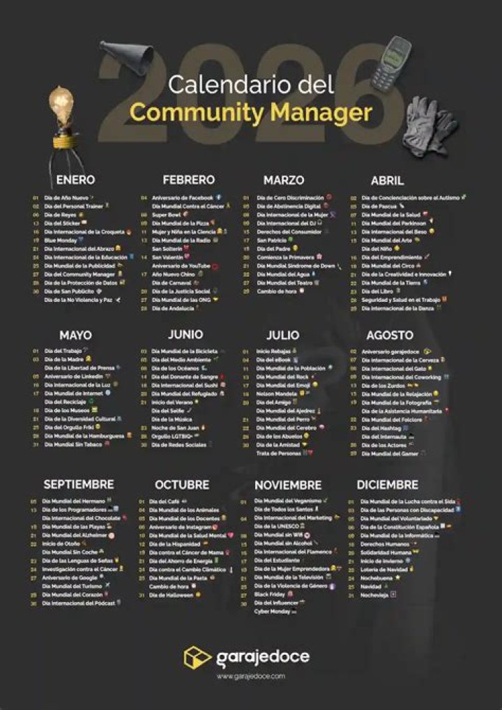 Calendario Community Manager 2022 México PDF: Planificación y Organización