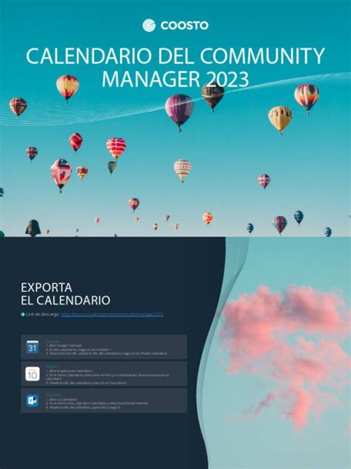 Calendario Community Manager 2023 PDF – Planning Made Easy