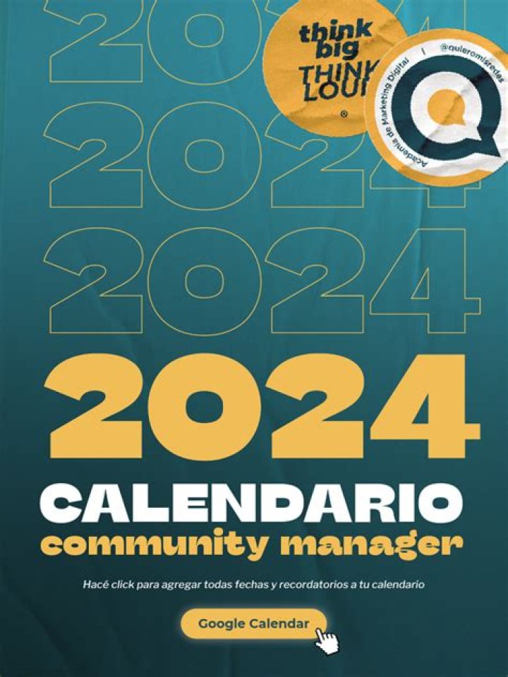 2024 Community Manager Calendar PDF – Full Planning Tool