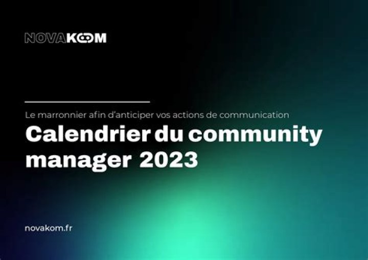 Calendrier du Community Manager 2022 PDF – Planifiez Votre Stratégie en Avance