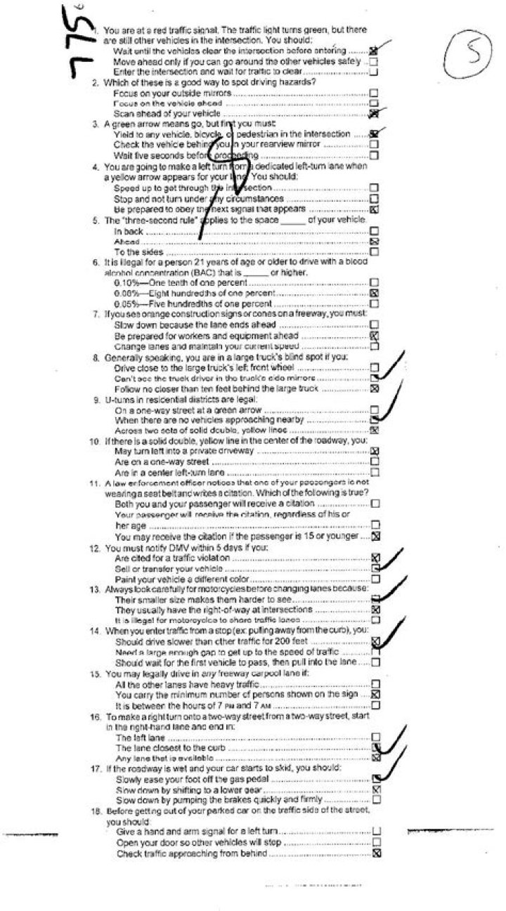 California DMV Sample Test PDF – Practice Now to Pass