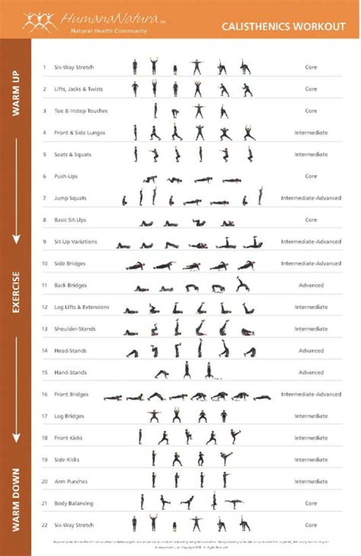 Free Calisthenics Workout Plan PDF for Beginners
