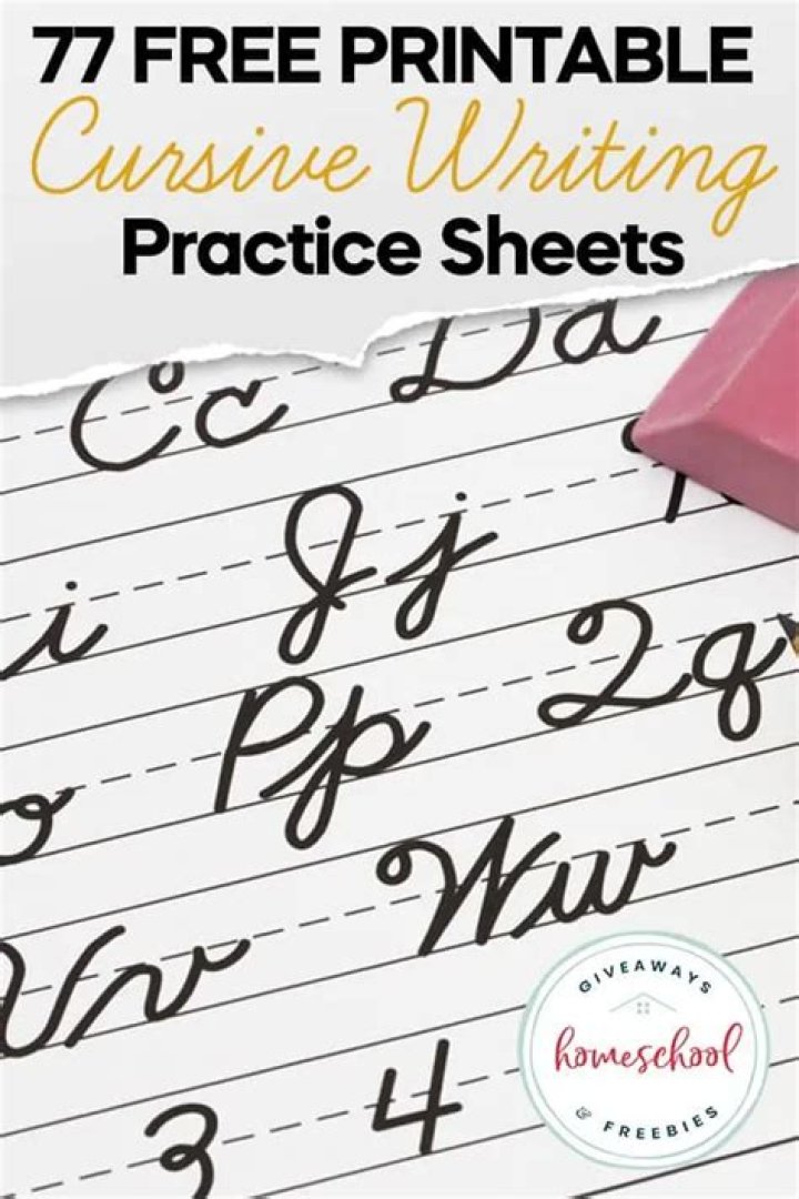 Download Free Calligraphy Cursive Writing Worksheets PDF