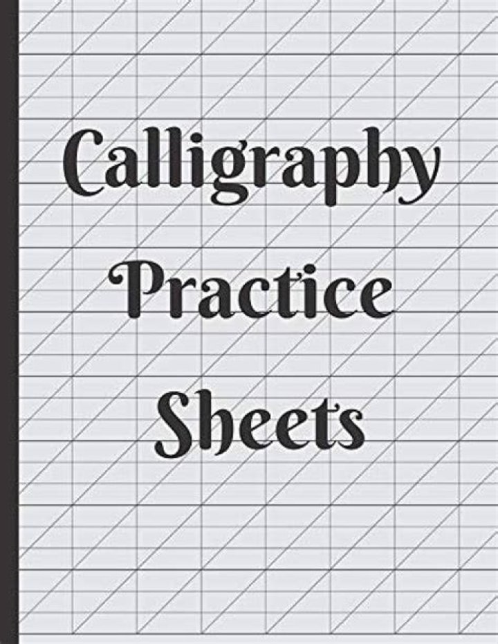 Calligraphy Handwriting Practice Sheets PDF for Beautiful Handwriting