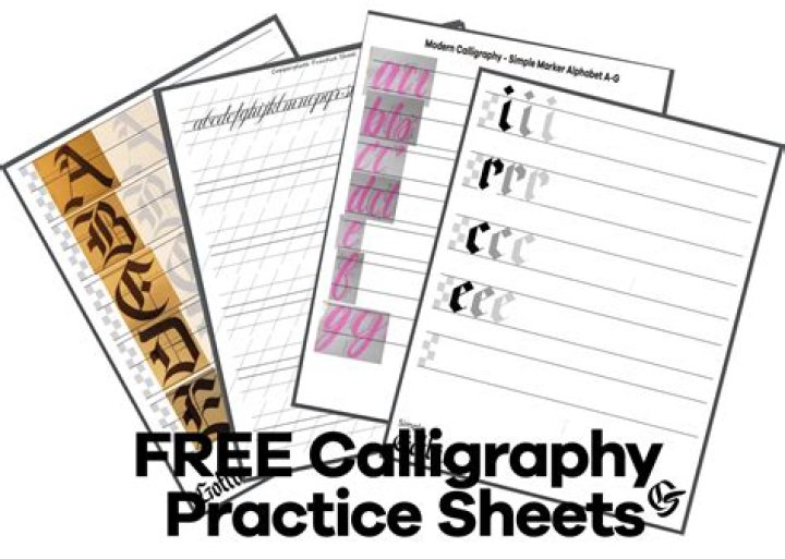 Free Calligraphy Practice Sheets PDF Download for Beginners
