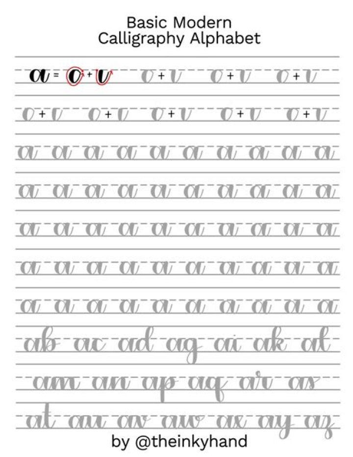 Calligraphy Worksheets for Beginners PDF – Easy Learning for All