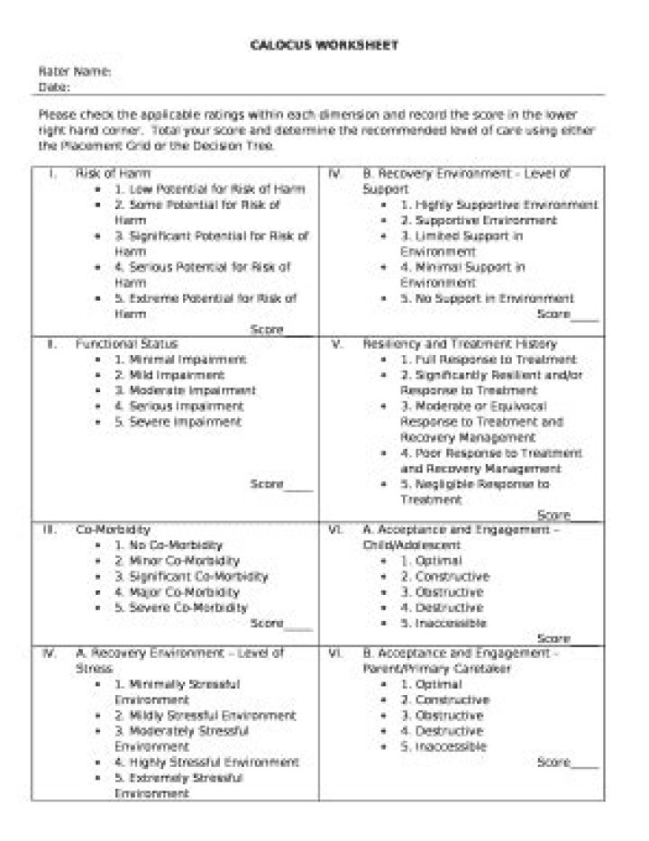 Calocus Score Sheet PDF Download – Quick Performance Analytics