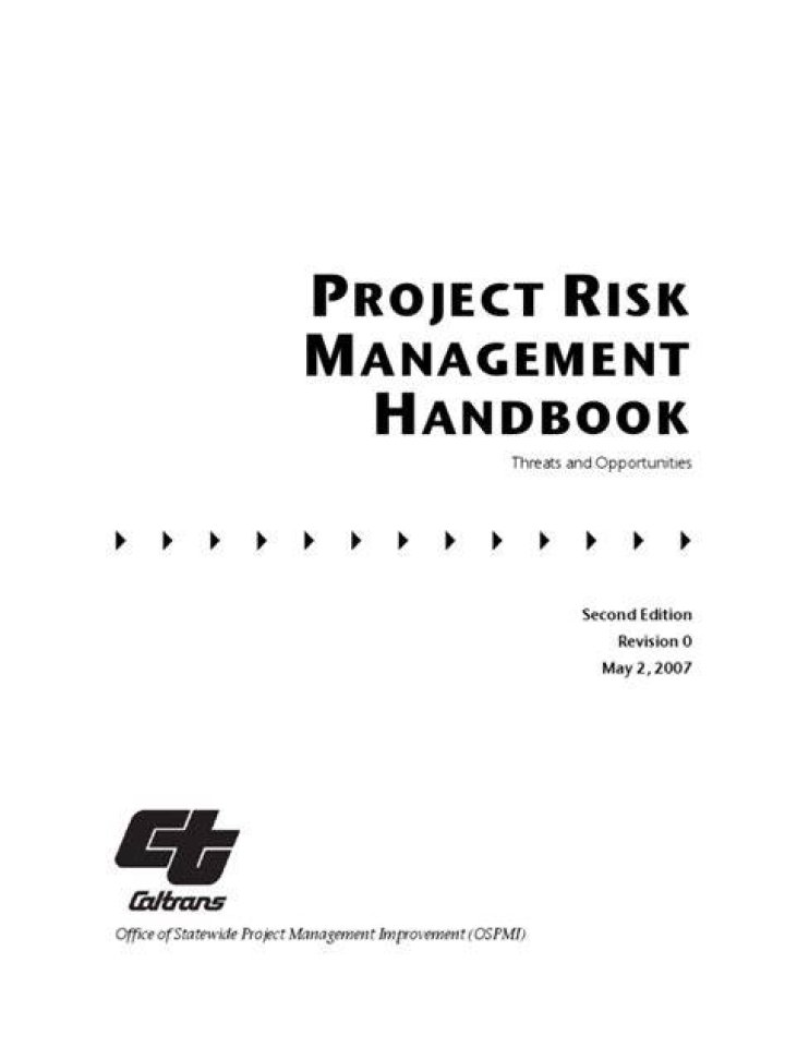 Caltrans Project Risk Management Handbook PDF: Essential Guide
