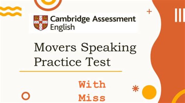 Cambridge Movers Practice Test PDF – Free Download Now