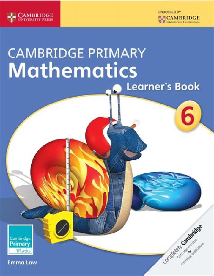 Cambridge Primary Mathematics Learners Book 6 Second Edition Answer Solutions PDF