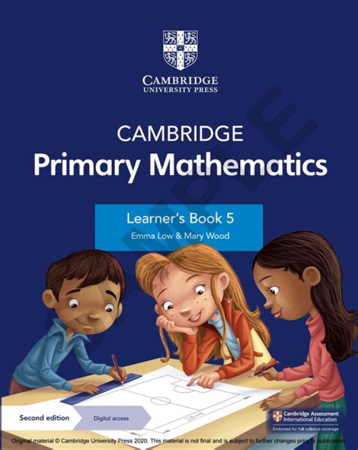 Cambridge Primary Maths Workbook 5 Answers PDF Free Download