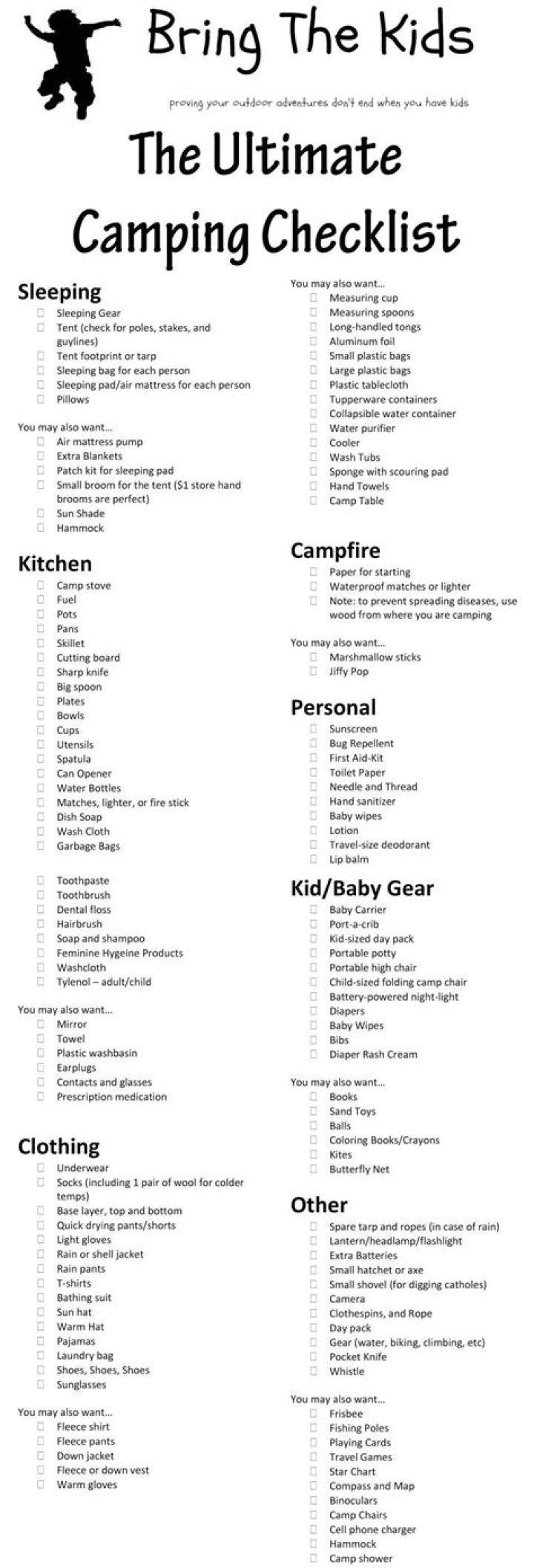 Download Camp List PDF for All Upcoming Events