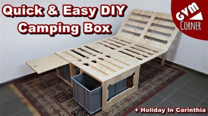 Free Camping Box Plans PDF – Perfect DIY Outdoor Storage Solution